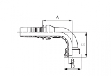 Фл. 1.1/4"6000/90-16 int (54,0) DN25 (M)