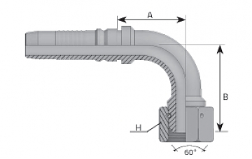BSP 3/4"-14/90-12 int DN20