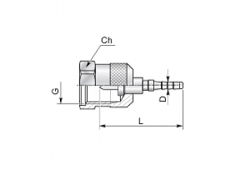 Фитинг М16х2,0/0 DN4