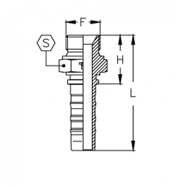 MALE BSP 1.1/4"-11/0-20 CS DN32
