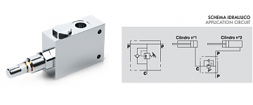Клапан последовательности VS2C 3/8" - 3V (V0648/300), 80-300 бар 