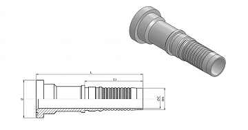 Фл. 1"6000/0-20 int (47,7) DN32