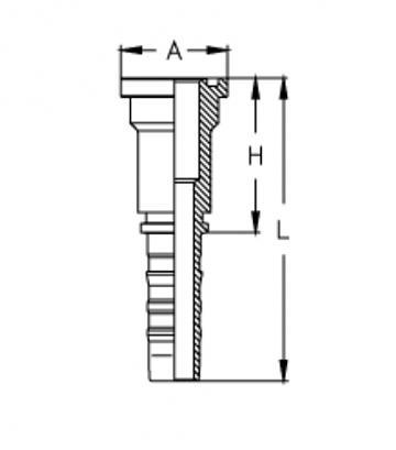 Фл. 1"6000/0-16 CS (47,7) DN25