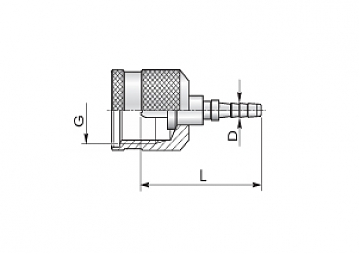 Фитинг М16х2,0/0 DN2 без шг
