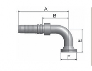 Фл. 1.1/4"6000/90-24 int (54,0) DN38