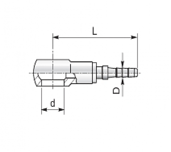 Фитинг Банджо 1/8"(М10)/0 DN2