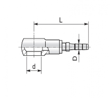Фитинг Банджо 1/8"(М10)/0 DN2