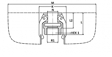Камлок Typ D 3/8" SS