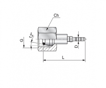 Фитинг М16х1,5/0 DKOL DN2 комплект ZnNi (К)