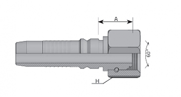 BSP 1.1/4"-11/0-20 int DN32