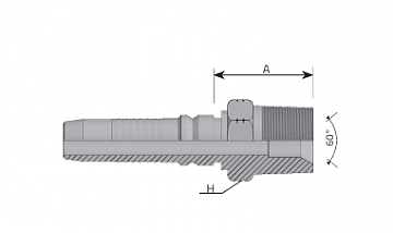 NPTF 1.1/2"-11,5/0-20 int DN32 (V)