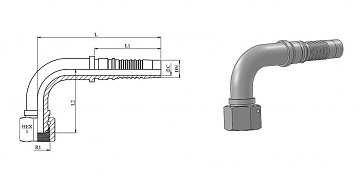 BSP 1.1/2"-11/90-24 int DN38