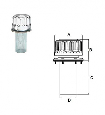 Заливная горловина мини TT5C40 TRALE